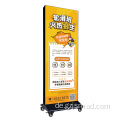 Vertikale mobile Werbung Display Billboard Light Box